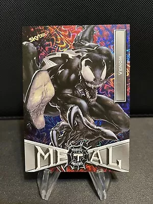 2021 Upper Deck Skybox Spider-Man Metal #93 Venom Grandiose Parallel • $69.95