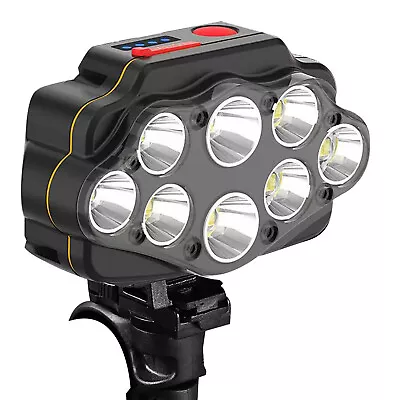 USB Rechargeable LED Bicycle Headlight Bike 8 Head Light Front Lamp Set Cycling • $25.95