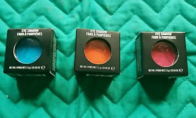 Set Of Three New Boxed Mac Single Eyeshadows  • £13.50