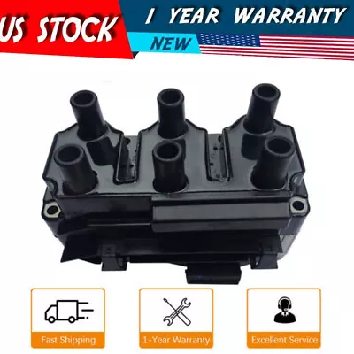 1x Ignition Coil Pack For Volkswagen EuroVan Jetta Golf Jetta Passat 2.8L • $57.99