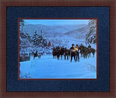 Mort Kunstler Civil War Print Confederate Winter Custom Framed • $75