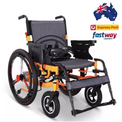 Electric Wheelchair Foldable Long Range Lithium Battery Motorised Wheel Chair AU • $950