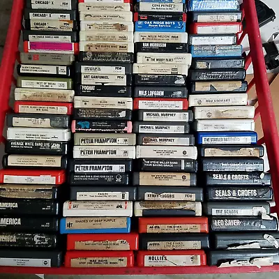 You Choose 8-Track Tapes - 2 Or More Are 25% Off - Combine Shipping - Serviced • $4