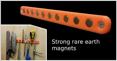 £11.99 • Buy Magnetic Tool Holder Storage Tidy Garage Work Shop 10 X Strong N52 Magnets 