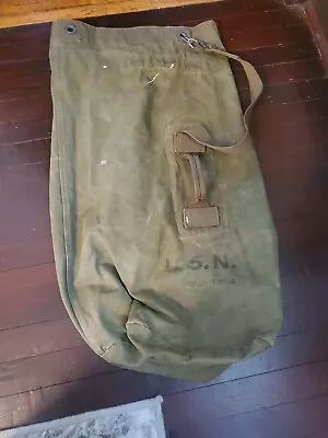 Vintage US Navy Sea Bag 34  • $29.95