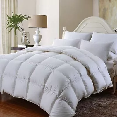 4.5 Tog Duck Feather & Down Duvet Light Cool & Warm Summer Quilt ~ All Bed Sizes • £4.99