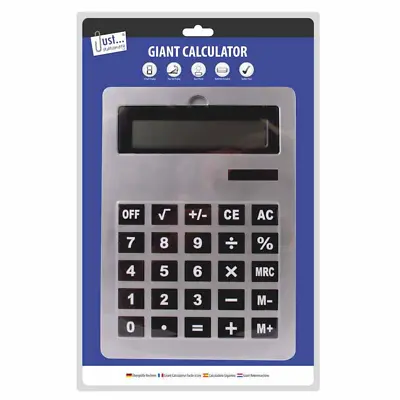 £9.99 • Buy Giant A4 Calculator Desktop Office 8 Digit Electronic Display Dual Power Large