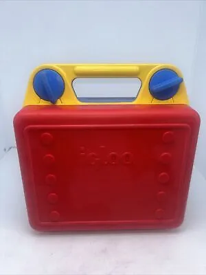 Vintage RARE Igloo Lunch Box Cool Case Red Yellow Blue • $17.99