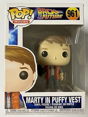 Funko Pop! Movies Marty McFly In Puffy Vest #961 Back To The Future 2020 • $24.99