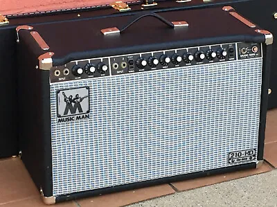 MUSIC MAN Amplifier USA Made 210-HD 130 Watts Reverb W/ 4 German Tubes RCA 6CA7 • $1900