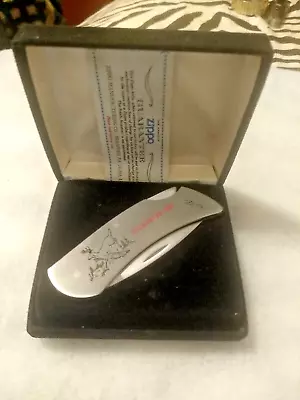 Vintage Zippo Buck Fever Knife In Original Box • $25