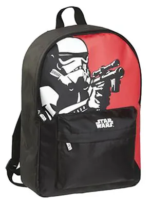 £8.95 • Buy Official Star Wars Stormtrooper Red Black Rucksack Backpack School Bag New 
