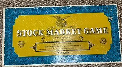 STOCK MARKET Game Vintage 1968 WHITMAN Deluxe Edition 1 Piece Missing • $39.99