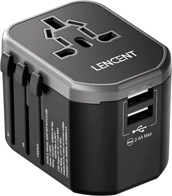 $28.02 • Buy EPICKA Universal Travel Adapter One Worldwide International Wall Charger AC Plug