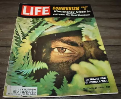 Vtg Life Magazine OCTOBER 27 1961 Vietnam War GREAT ADS! • $14.95