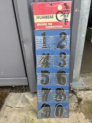 VINTAGE RETRO BMX SHOP RACING NUMBER DISPLAY 1970s 1980s OLD SCHOOL BIKE BICYCLE • $99