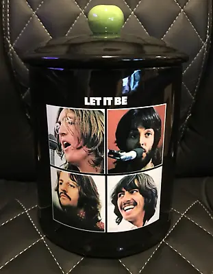 The Beatles Let It Be Sculpted Ceramic Cookie Jar Ringo Songs Abbey John Paul • $81