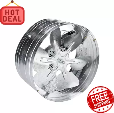 14 In Single Speed Gable Mount Attic Ventilator Fan W/ Adjustable Thermostat NEW • $73.25