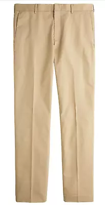 J.crew Dusty Khaki Ludlow Slim Fit Dress Pants 3xdry Stretch Chino K8347 Sz 34 • $38.99