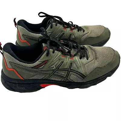 Asics Mens 12 Gel-Venture 8 Mantle Green/Black Athletic Running Shoes Sneakers • $38