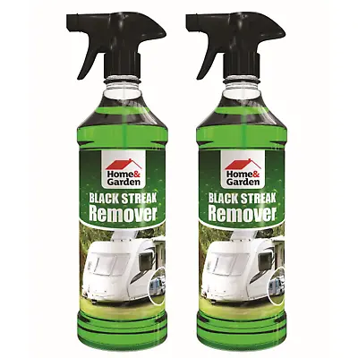 H&G Black Streak Remover Caravan Cleaner Motorhome Car Boat Spray 500ml Water X2 • £7.49