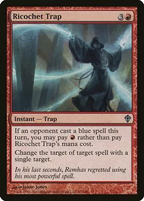 Ricochet Trap Worldwake NM Red Uncommon MAGIC THE GATHERING MTG CARD ABUGames • $1.49