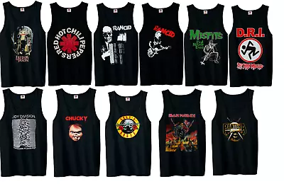 Collection Of Classic Punk Rock Men's Tank Top • $12.99