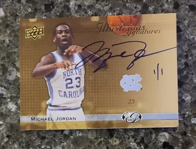 2011 All Time Greats Michael Jordan 1/1 Auto Unc On Card 1 Of 1 Autograph • $12999.99