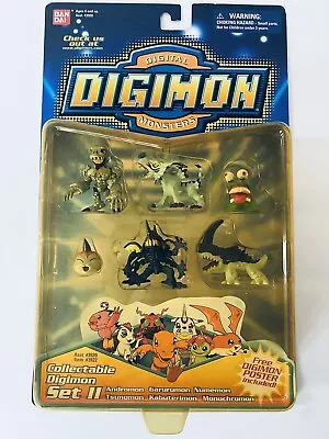 RARE!!! NEW IN BOX - Digimon Bandai Season 1 Collectible Set II (2) Mini-Figures • $100