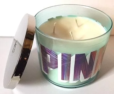 VICTORIAS SECRET PINK YEAH 3 WICK CANDLE 14.5 Oz Bird Of Paradise Amber Sands • $19.75