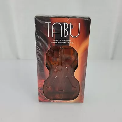 Vintage Old Tabu Dana Eau De Cologne Spray 88 Ml 3 Fl Oz Glass Violin Bottle NEW • £57.90