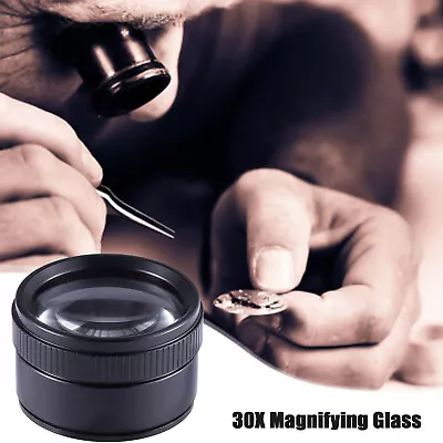 30 X 40mm Magnifying Glass Magnifier Lens Optics Loupes For Jeweler Coins Stamps • $7.90