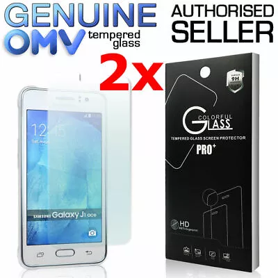 2 X GENUINE Tempered Glass Screen Protector Film For Samsung Galaxy J1 & J1 ACE • $7.95