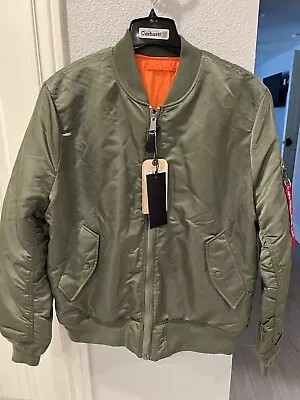 MA-1 Bomber Jacket (Heritage) Sage Green Alpha Industries Flight Jacket NEW Tags • $74