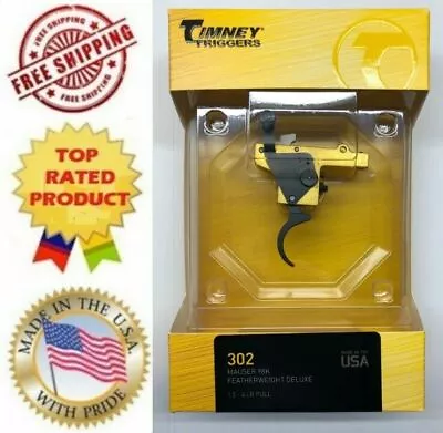 New Timney Trigger Mauser 98k Featherweight Deluxe Adjustable 1.5-4lb - 302 • $134.95