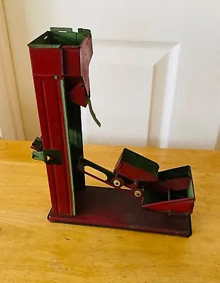 Vintage Ohio Art? Conveyor Sand-Coal Loader Tin Toy Hand Turn RARE COLORS • $10