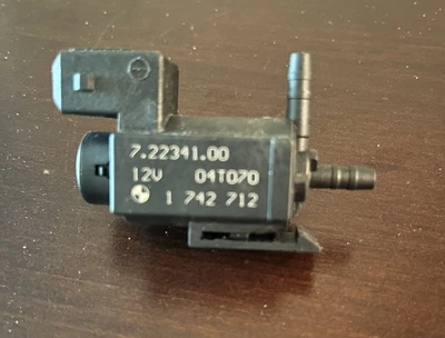 $40 • Buy Air Pump Vacuum Control Valve, Electronic Change Over Valve OEM PIERBURG For BMW