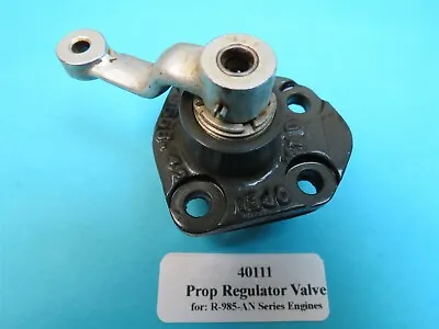 Pratt Whitney R985 Aircraft Engine Prop Regulator Valve Stearman D-17 C-45 BT-13 • $85