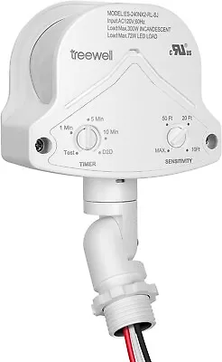 Motion Sensor - 240 Degree Replacement - Adjustable Delay Time & Detection Range • $17.49