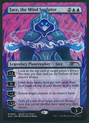 Jace The Mind Sculptor (Borderless) Secret Lair Drop Promos # 8001 MTG! • $699