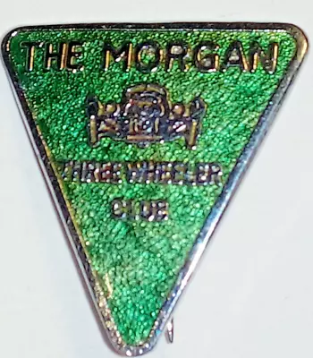 Vintage The Morgan Three Wheeler Club Lapel Tie Pin • $12.51