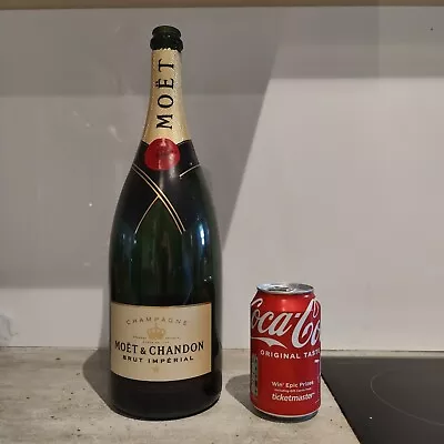 Empty MAGNUM Large Bottle. MOET & CHANDON 1.5litre Champagne. Heavy.  Display. • £32.50