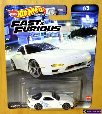 Hot Wheels Mazda RX-7 FD [White/HKS] Fast & Furious Rotary -New/VHTF [E-808] • $34