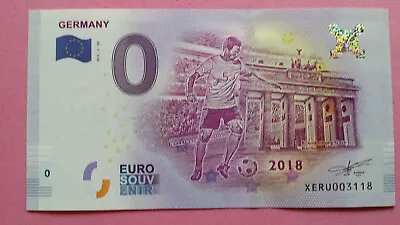 £5.28 • Buy 0 Euro Note Germany Football 2018-3-DE XERU
