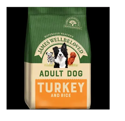 James Wellbeloved TURKEY & RICE Adult Dog Food 15kg  • £57.50