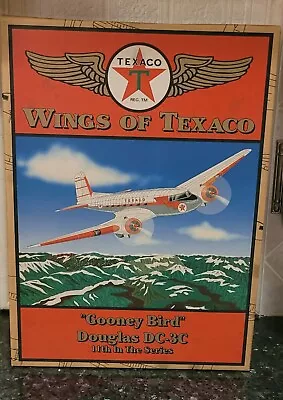 ERTL Wings Of TEXACO Gooney Bird Douglas DC-3C Airplane Diecast - Gas & Oil • $35