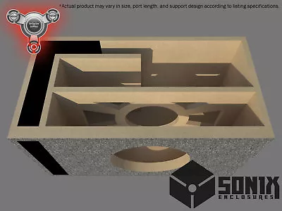 Stage 2 - Ported Subwoofer Mdf Enclosure For Jl Audio 10w3v3 Sub Box • $175