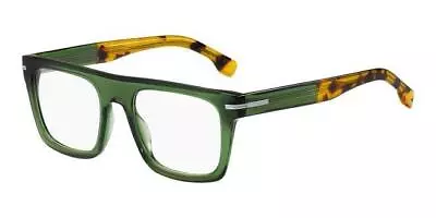 NEW By Hugo Boss: BOSS 1597 XGW Crystal Green & Havana Eyeglasses 52/20/145 • $89.95