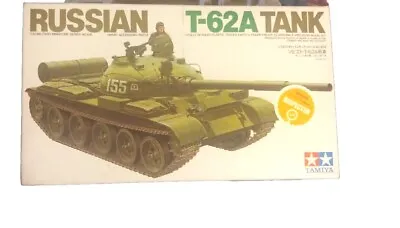Tamiya Russian T-62A Plastic Model Tank W/ Figure 1/35 # 35108 • $24.99