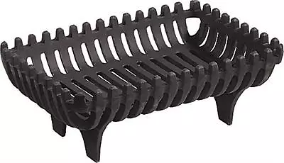 16  Cast Iron Open Fire Log Basket Coal Burner (Actual Width 14.5'') • £71.24